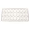 Пластиковая форма "Овал с узором" 24 ячейки 34*25*23 мм, P.L. Proff Cuisine