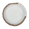 Блюдо/салатник,фарфор 175 мл, d=16cм, h= 4,5cм, серия "White Matt Taiga"  P.L.