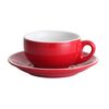 Чашка с блюдцем Barista (Бариста) 220 мл, красная, P.L. Proff Cuisine