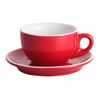 Чашка с блюдцем Barista (Бариста) 280 мл, красная, P.L. Proff Cuisine