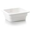 Гастроемкость меламиновая белая 1/6-h6.5см (17.4*15.9*6.4)  P.L.