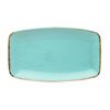 Тарелка прямоугольная 31*18 см, Seasons Бирюзовый, Porland
