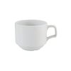 Чашка чайная, стопируемая, 200мл, цвет белый, SOLEY, Porland