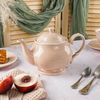 Чайник 1000 мл, фарфор,серия "Aristocrat-Peach Tea", Noble, P.L. Proff Cuisine