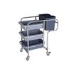 Тележка для профессиональной уборки, 3 яруса, 87*43,5*90 см, P.L. Proff Cuisine