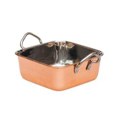 Сковорода порционная 14*14 см, нержавейка с медным напылением, P.L. Proff Cuisine