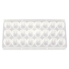 Форма для шоколада "Сердце" 24 ячейки 27*26*17 мм, P.L. Proff Cuisine