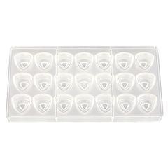 Форма для шоколада "Треугольник" 21 ячейка 28*20 мм, поликарбонат, P.L. Proff Cuisine