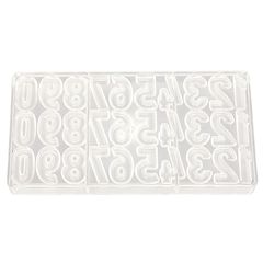 Пластиковая форма "Цифры" 30 ячеек 40*25*7,5 мм, P.L. Proff Cuisine