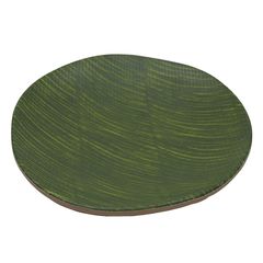 Блюдо,поднос меламиновый 20.5*20.5*3см,Green Banana Leaf,   P.L.