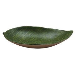 Блюдо,поднос меламиновый 23*13см  P.L. Green Banana Leaf