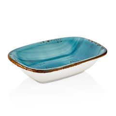 Блюдо прямоугольное "Infinity" 12*8см. фарфор By Bone