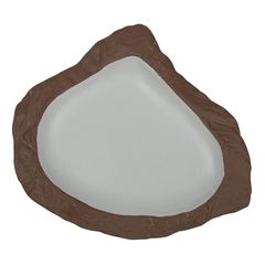 Блюдо/салатник, 200 мл, 29*25 cм, h=3cм, серия "White Matt Taiga"  P.L.