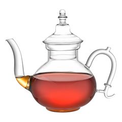 Чайник 1100 мл, термостойкое стекло P.L.