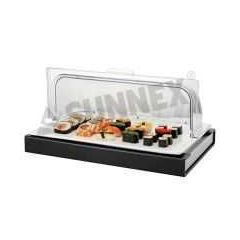 Подставка сервировочная 53*32,5*24,5(бокс с хладогеном+фарф.поднос.) с крышкой. SUNNEX