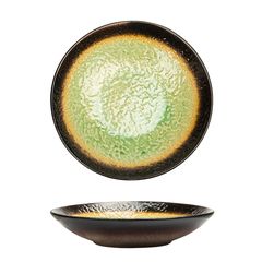 Салатник d=24*h 5 см,1100 мл, каменная керамика,серия "2022 Spider Silk-Green"