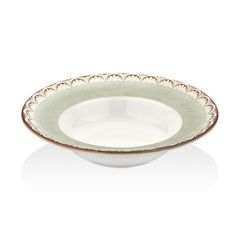 Тарелка для пасты d=25 cм,400мл.фарфор,серия "ROME", By Bone