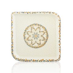 Тарелка квадратная d=28*28 cм,фарфор,серия "TESSERA", By Bone