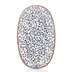 Блюдо овальное 24*14 см, фарфор,серия "Tinta Edera" By Bone