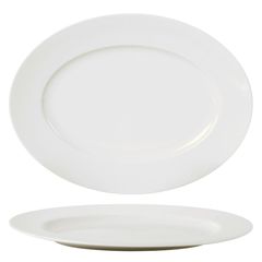 Блюдо овальное 36*27см, фарфор "NOBLE" серия "Fine Plus"