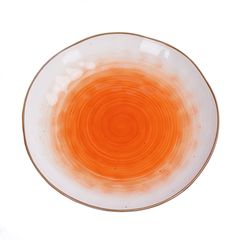 Салатник d=21,5*3,8 см,400 мл, фарфор,оранжевый цвет "The Sun" P.L.