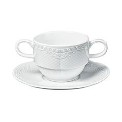 Бульонная пара 350 мл, фарфор, Aristocrat, Noble NEW