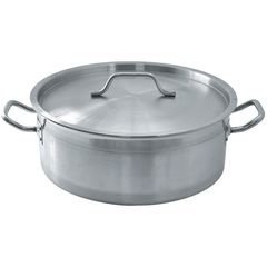 Кастрюля-котел c крышкой, 10л (32*12) сталь 18/0,серия "Kitchen Staff"  P.L.-Proff Cuisine