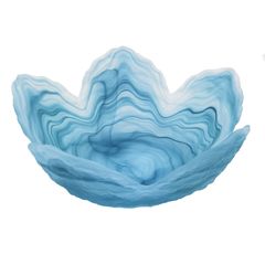 Салатник матовый d=22 см,  h=10 см, 700 мл, материал cтекло,серия "Blue Sunset" P.L.