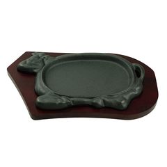 Сковородка чугунная, "Корова", на деревянной подставке,для подачи 28*16 cм, P.L.-ProffCuisine