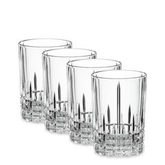Набор бокалов для виски Long Drink малый, 240 мл, 4 шт., прозрачные, бессвинцовый хрусталь, серия Perfect, Spiegelau