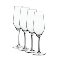 Набор из 4-х бокалов для шампанского, объем: 240 мл, материал: хрустальное стекло, серия Style, 4670187, Spiegelau