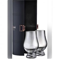 Набор из 2-х бокалов для виски Glencairn в кожаном премиум тубусе, 190мл; D=67, H=115.5мм, Stolzle