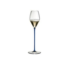Бокал для шампанского High Performance Champagne Glass 4994/28D, темно-синяя ножка, 375 мл, Riedel