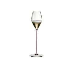 Бокал для шампанского High Performance Champagne Glass Pink, розовая ножка, 375 мл, 32.5 см, Riedel