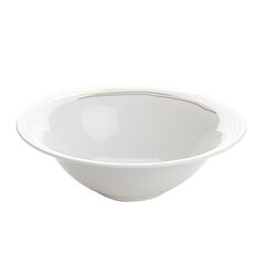 Тарелка глубокая 16 см, цвет белый с золотом, BOHEM, Porland