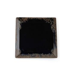 Тарелка квадратная 27см, темно-коричневый, ROOT RUSTY, Porland