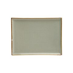 Блюдо прямоугольное 21х27см, Seasons Серый, Porland