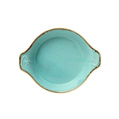 Форма для запекания d 17 см h 4 см (L c ручками 22 см), Seasons Бирюзовый, Porland