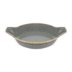 Форма для запекания d 21 см h 5,5 см (L c ручками 27 см), Seasons Темно-серый, Porland