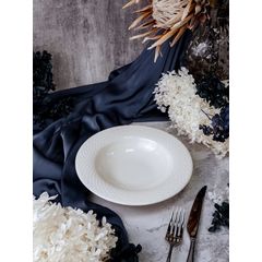 Тарелка глубокая 25 см, цвет белый, ALUMILITE AQUA, Porland