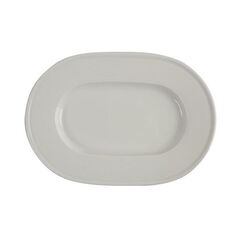 Тарелка овальная 22 см, цвет белый, LINE, Porland
