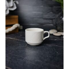 Чашка кофейная 75 мл, цвет белый, STORM, Porland