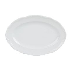 Блюдо овальное 30x24 см, цвет белый, MARIA, Porland