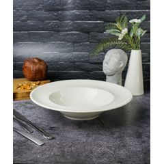Тарелка глубокая /для пасты 26 см с полями, 500 мл, Seasons Белый, Porland