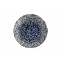 Тарелка мелкая 17 см, без борта, IRIS BLUE, Porland