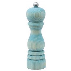 Мельница для перца h 19 см, пихта, цвет светло-голубой, серия VINTAGE, Bisetti