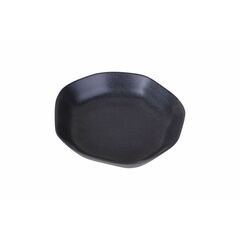 Тарелка глубокая с волнистым краем 21 см, цвет черный