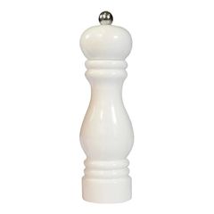 Мельница для перца h 19 см, бук лакированный, цвет белый, серия SORRENTO, Bisetti