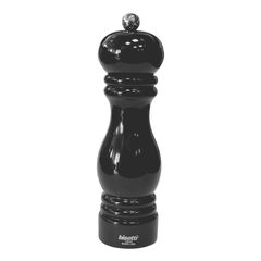 Мельница для соли h 19 см, бук лакированный, цвет черный, серия SORRENTO, Bisetti