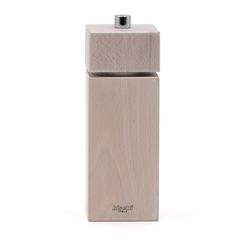 Мельница для соли h 16,5 см, бук, цвет белый, серия TRENTO, Bisetti